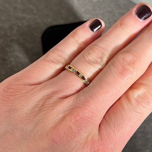 Ruby & Diamond Channel Set Ring size 6